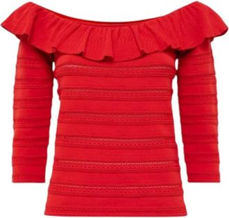 Blugirl Mujer, Blusas y Camisas, Rojo, Talla: L