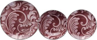 Tognana Servicio De Platos 18 Piezas Louise O Acanto B Gres Rojo