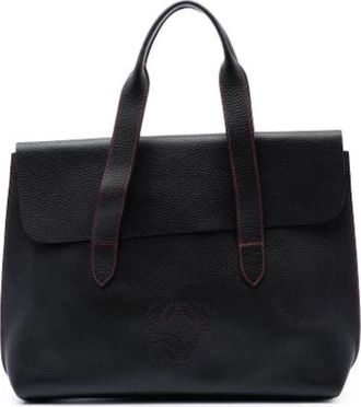 Loewe Pre-owned Business Bag - Dames - Vintage Handtas - Zwart - ONE Size - Leer - Vintage
