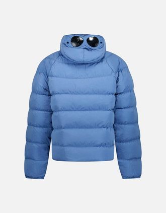 C.P. Company Mens CP Company Eco-Chrome R Goggle Jacket Flint Riviera Blue - Size: 42/Regular