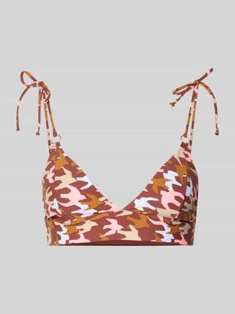 Barts Bikini-Oberteil mit Spaghettitr&auml;gern Modell Conchu in Mittelbraun, Gr&ouml;&szlig;e 36