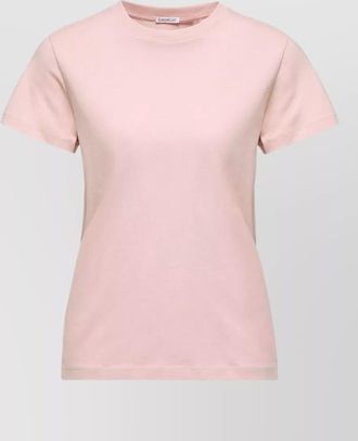Moncler cotton ribbed crewneck short-sleeve t-shirt