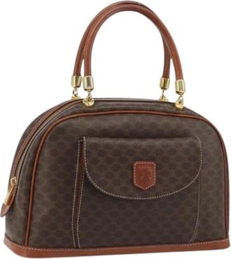 Celine Pre-owned Handbags, female, Brown, Size: ONE SIZE Pre-owned Boston Bag