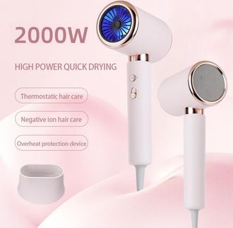 OEM Secador De Pelo De 2000 W Para Casa Y Dormitorio, Con Funci&oacute;n De Fr&iacute;o/calor/temperatura Negativa, I&oacute;nico, De Alta Potencia, Ideal Para Peluquer&iacute;as Y D