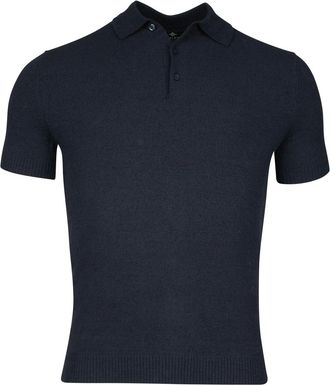 Baileys polo donkerblauw met 3 knoop fastener