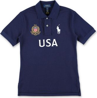 Polo Ralph Lauren Big Pony Katoenen Mesh Polo - Heren - Polos - Blauw - XL - Katoen - Tops