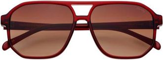 Freyrs Eyewear Billie Aviator Sunglasses in Dark Cherry at Nordstrom