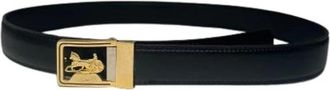 Celine Pre-owned Vintage Leren Riem - Dames - Vintage Accessoires - Zwart - ONE Size - Leer - Vintage