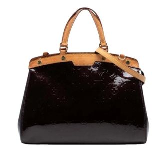 Louis Vuitton Pre-owned Handbags, female, Purple, Size: ONE SIZE Pre-owned Brea MM