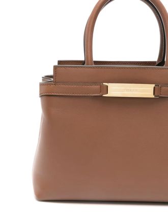 Bally Bally Ivory Canvas Bar Bucket Bag da 612,99 € - su