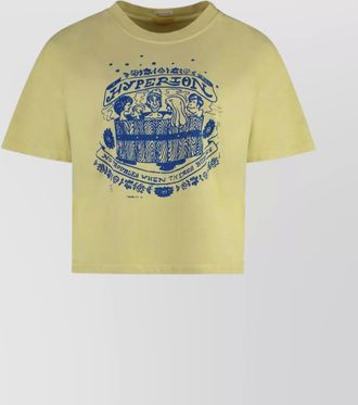 Mother cotton crew-neck t-shirt with graphic print