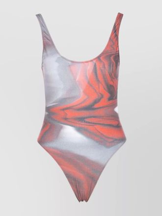 Jean Paul Gaultier printed swimsuit