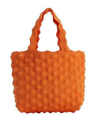 8 by YOOX RECYCLED POLYESTER PYRAMID KNIT HANDBAG