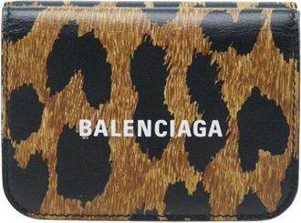 Balenciaga Pre-owned Vintage Portemonnee (drievoudig) - Dames - Vintage Accessoires - Veelkleurig - ONE Size - Leer - Vintage