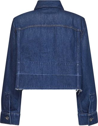 Givenchy Womens Denim Shirt Blue Cotton