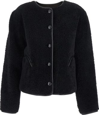 Blaz&eacute; Milano Faux Fur & Shearling Jassen - Dames - Jassen - Zwart - M - Jassen