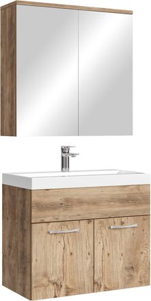 Badplaats Conjunto De Muebles De Ba&ntilde;o Montreal 01 60 Cm - Roble Casta&ntilde;o