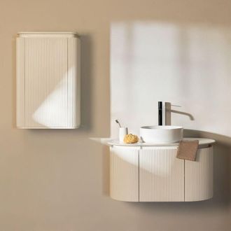 Sklum Set di mobili da bagno in legno Carsone Sklum