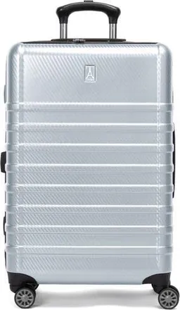 Travelpro Rollmaster Lite 24-Inch Expandable Hardside Spinner Luggage in Silver Carbon Fiber at Nordstrom Rack