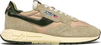 Autry Reelwind Suede Nylon Green Sneakers