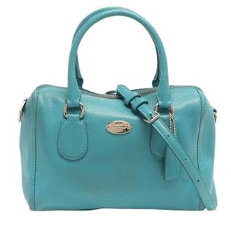 Coach Borsa a mano Pre-owned in denim - - Pre-owned - Donna - Blu - ONE SIZE
