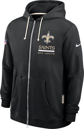 Nike New Orleans Saints Utility Player Sideline Nike Mens Dri-FIT NFL Full-Zip Hoodie in Black | 03AV00A7W-2FB