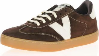Victoria Womens Ciclista Suede Trainers Shoes In Chocolate