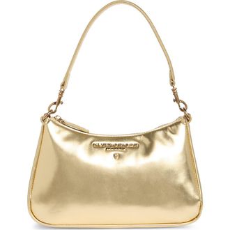 Kurt Geiger Highgate Leather Shoulder Bag in Gold at Nordstrom Rack
