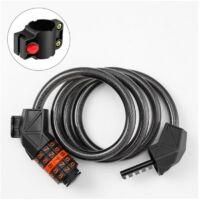 OEM Candado Antirrobo Para Bicicleta, Cable De 110 Cm De Longitud X Cable De 11 Mm, Con C&oacute;digo Inteligente De 5 D&iacute;gitos, Candado Para Bicicleta, Triciclo,