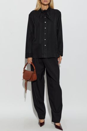 Paul Smith Wool Trousers, Womens, Black