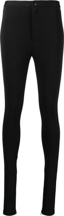 Wardrobe.NYC high-waist skinny trousers - women - Polyamide/Viscose/Elastane - M - Black