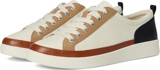 Vionic Winny Sneakers Womens US Ivory Black Leather Comfort Shoes ZOGG1874