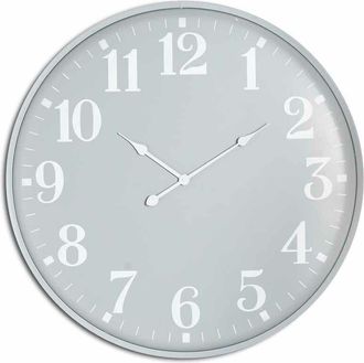 Hill Interiors Hill Interiors - Ashmount Large Wall Clock - Metal - L5 x W80 x H80 cm - Grey