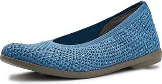 Life Stride Kallie Slip On Womens Flat Shoes Elemental Blue : 8.5 M (B), Polyester