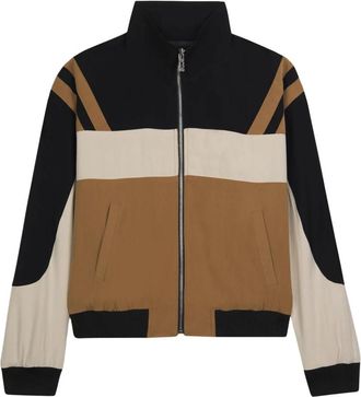 GCDS Color Block Ritshuisjack - Heren - Zomerjassen - Zwart - XS - Jassen