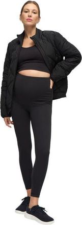 Ingrid & Isabel Grow With You Puffer Maternity Jacket in Black at Nordstrom, Size X-Small