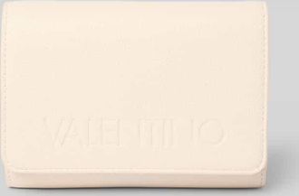 Valentino Handbags Portemonnaie mit Label-Detail Modell FOXY in Ecru, Gr&ouml;&szlig;e 1