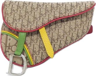 Dior Beige Multi-Color Canvas Fanny Pack (Pre-Owned)