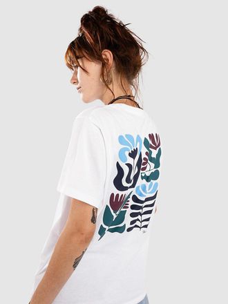 Iriedaily Square Flowers T-Shirt weiss