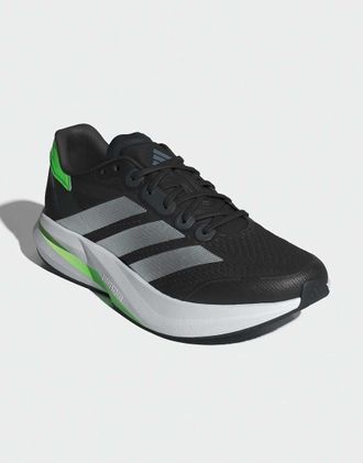 adidas Duramo Speed 2 - Scarpe da corsa nere e verdi-Nero