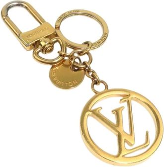 Louis Vuitton Pre-owned Accessories, unisex, Yellow, Size: ONE SIZE Pre-owned Vintage Keyring