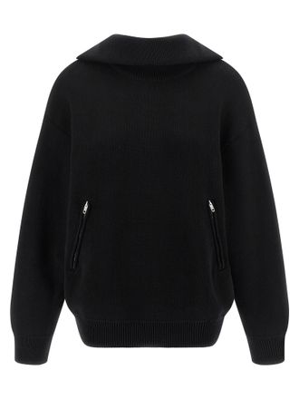 Balenciaga Womens Back-To-Front Sweater