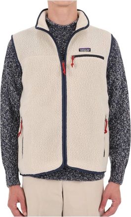 Patagonia Retro Pile Fleece Vest - Heren - Bodywarmers - Beige - M - Polyester - Fitness
