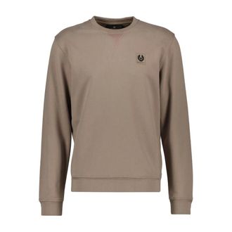 Belstaff Hoodies & sweatvesten, Heren, Bruin, XL, Katoen, Sweatshirt