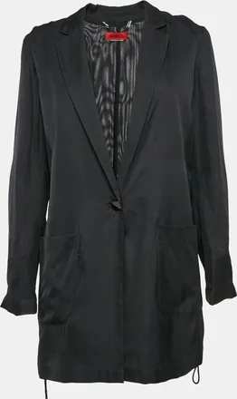 Max & Co. Navy Blue Crepe Jacket