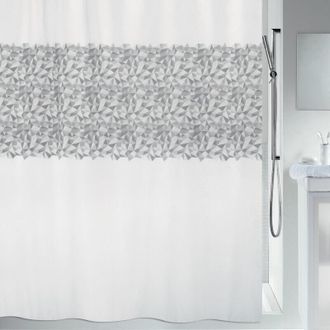 Spirella Spirella - Copy Of Cortina De Ducha Poli&eacute;ster Part 180x180cm Gris Y Blanco