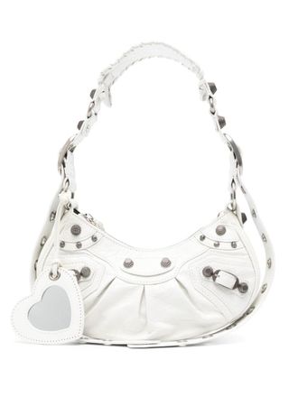 Balenciaga Borsa a spalla Le Cagole XS - Bianco