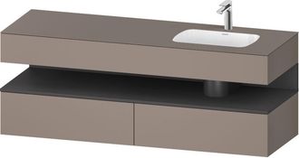 Duravit Qatego Lavabo Encastrado Con Base De Lavabo Consola, - Duravit