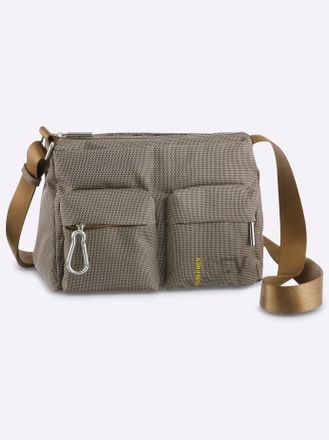 Heine Handtasche HEINE, Damen, Gr. B/H/T: 29cm x 18cm x 13cm, taupe, Kunstfaser, Polyamid, unifarben, Taschen Handtasche