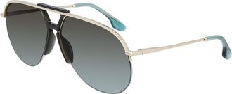 Victoria Beckham Gold Metal Womens Sunglasses